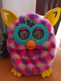 Furby Boom Fuzzy Fur Blue Pink Purple Waves 2012 Interactive