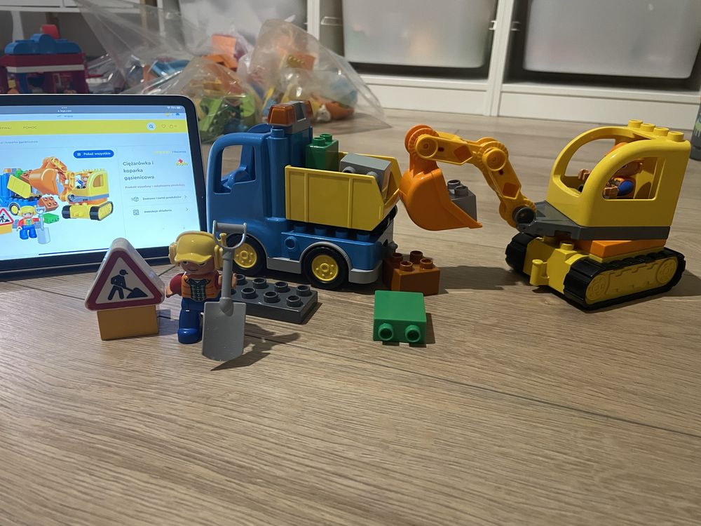 Lego Duplo Ciężarówka i koparka gąsienicowa 10812 (6)