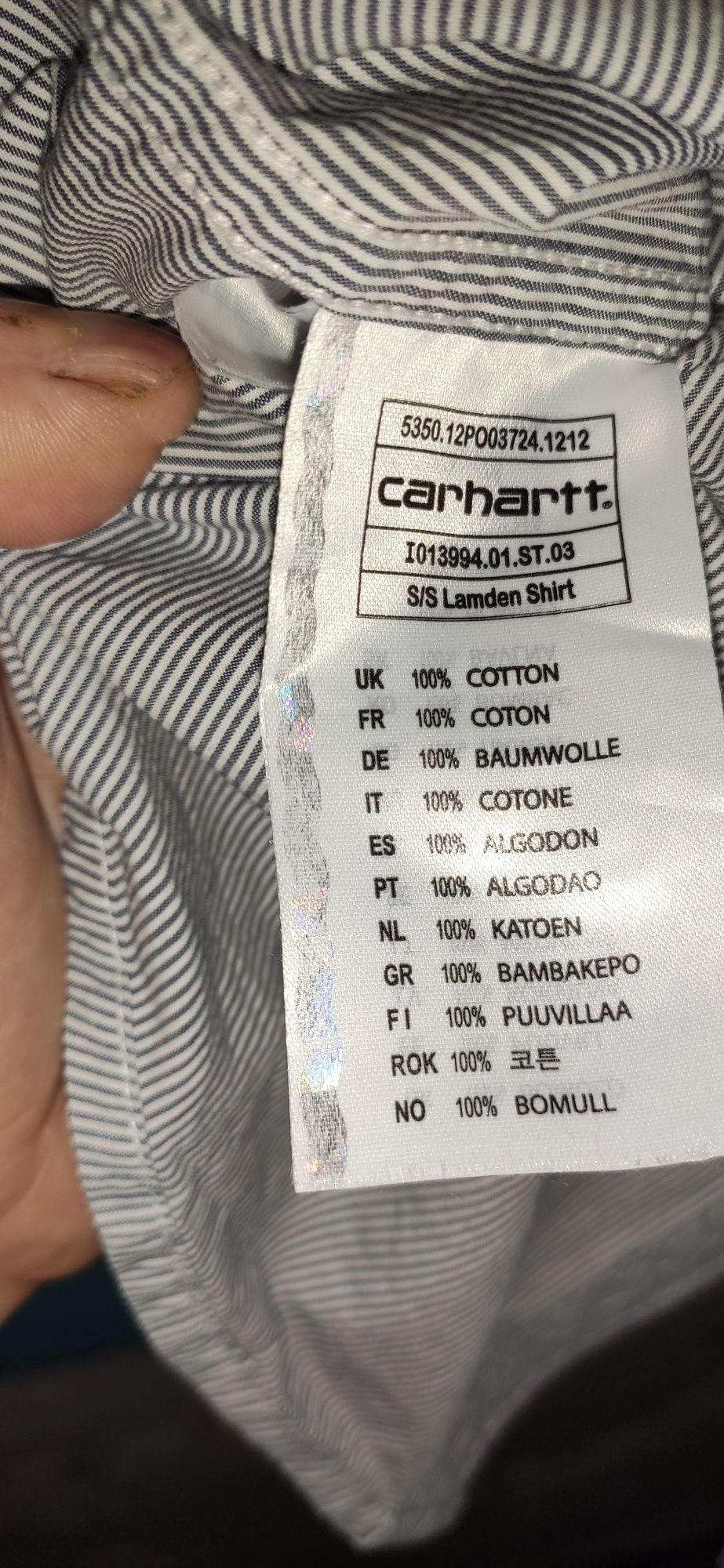 Рубашка Carhartt WIP.