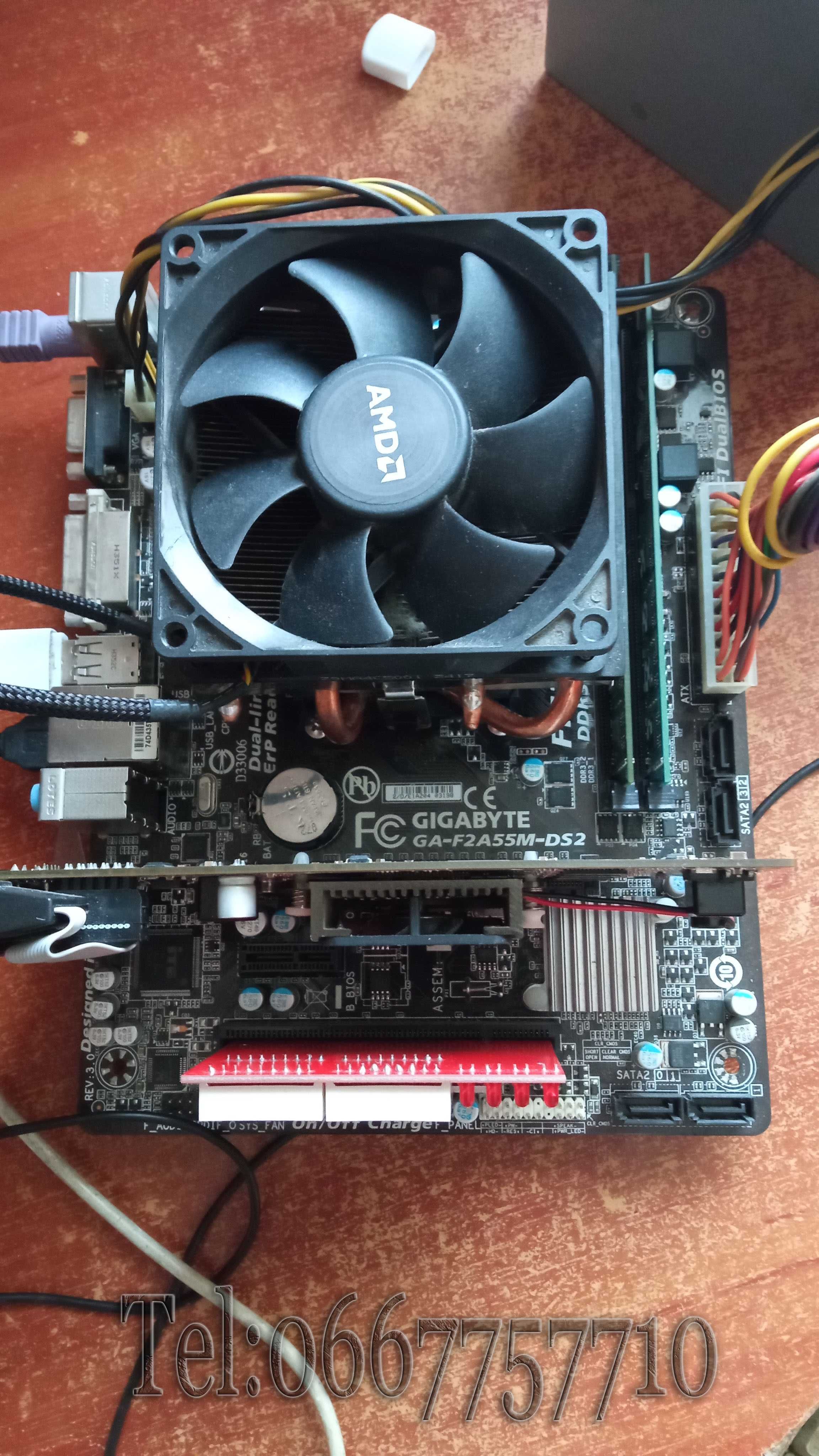 Системная плата sFM2+/F2A68/Athlon x4 840/8Gb/DDR3/1333Mhz