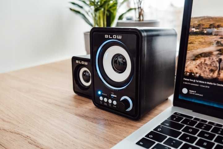Zestaw głośników komputerowych 2.1 Blow MP3 czarne Powystawowe