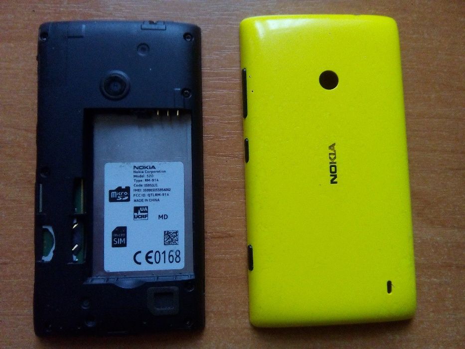 Устройство не рабочее Nokia lumia 520