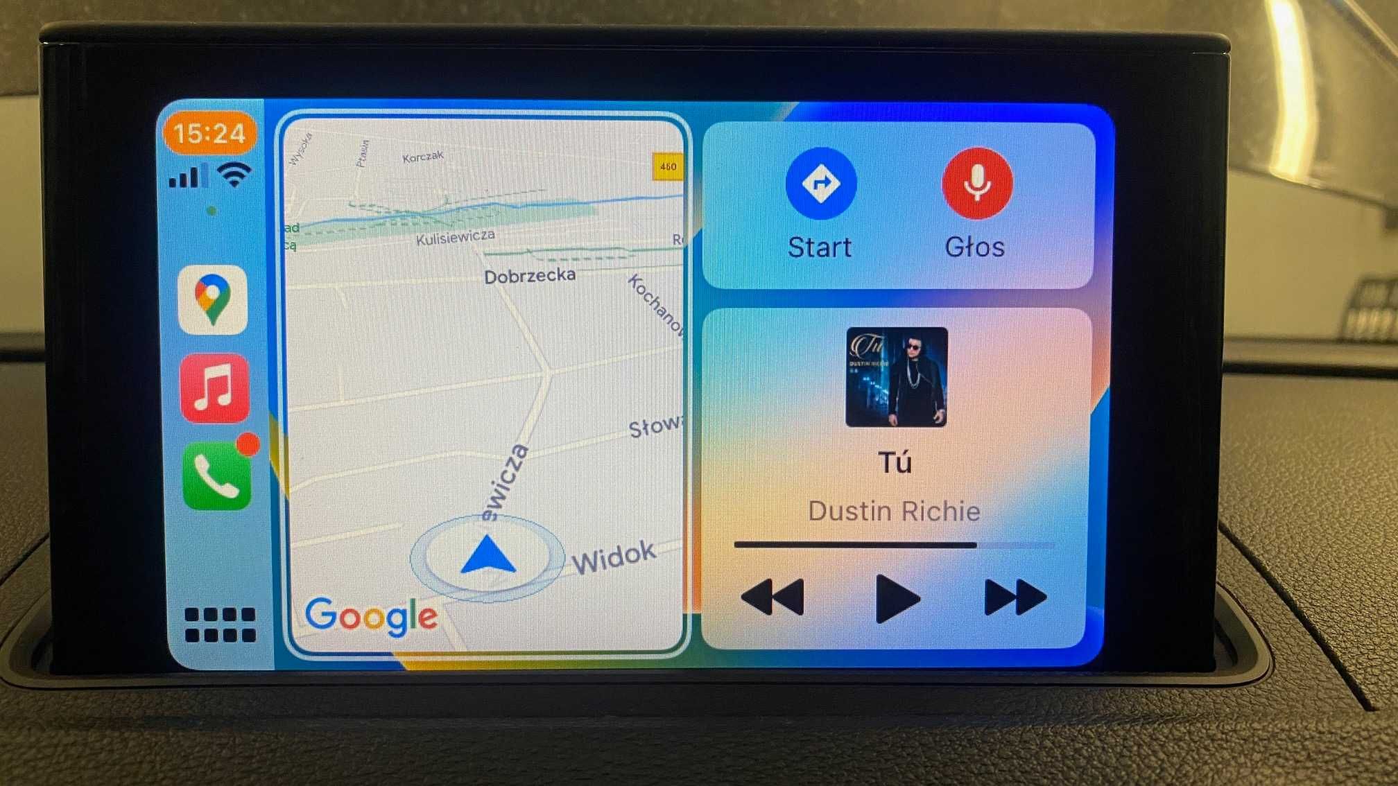 Smartphone interface carplay AUDI MIB2 AUDI A3 8V Q2 NETFLIX YOUTUBE