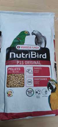 Granulado nutribird P15 de manutenção para papagaios 10kg para papagai