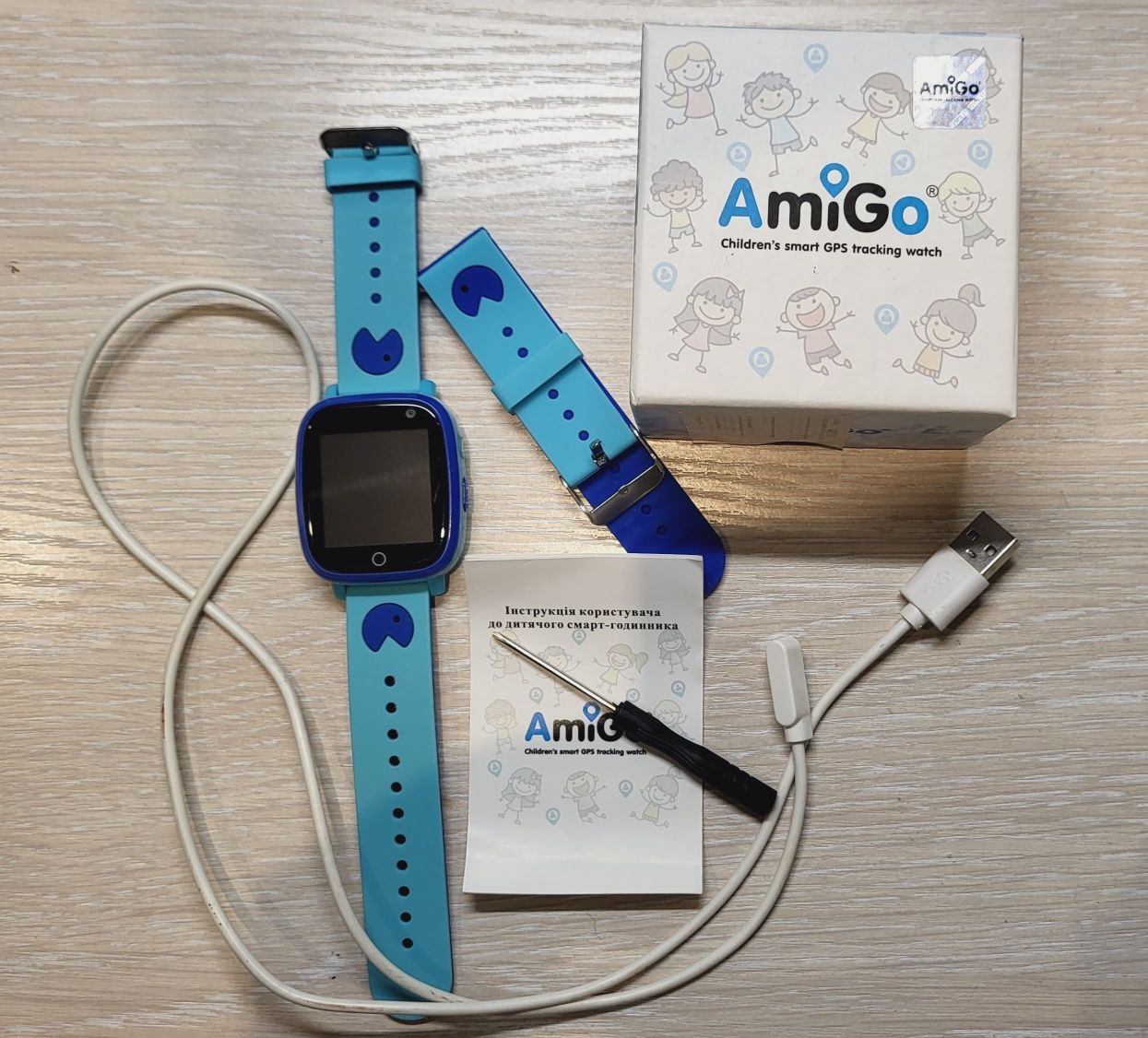 Дитячий смарт годинник Amigo GO001