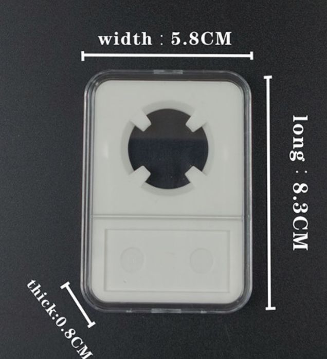 Capsulas moedas slab 26mm (moedas 2€)