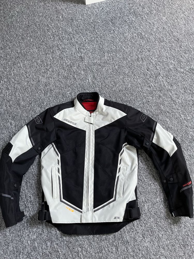 Kurtka motocyklowa OZONE JET II ICE/BLACK