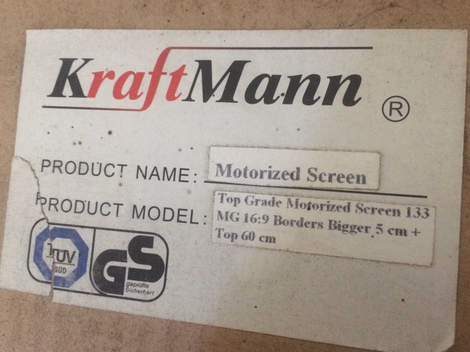 Ekran projekcyjny 133 cale  -  KRAFTMANN