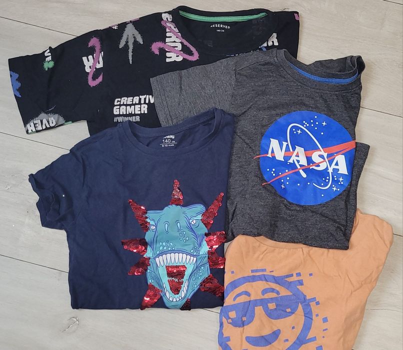 Zestaw koszulek dla chłopca 140