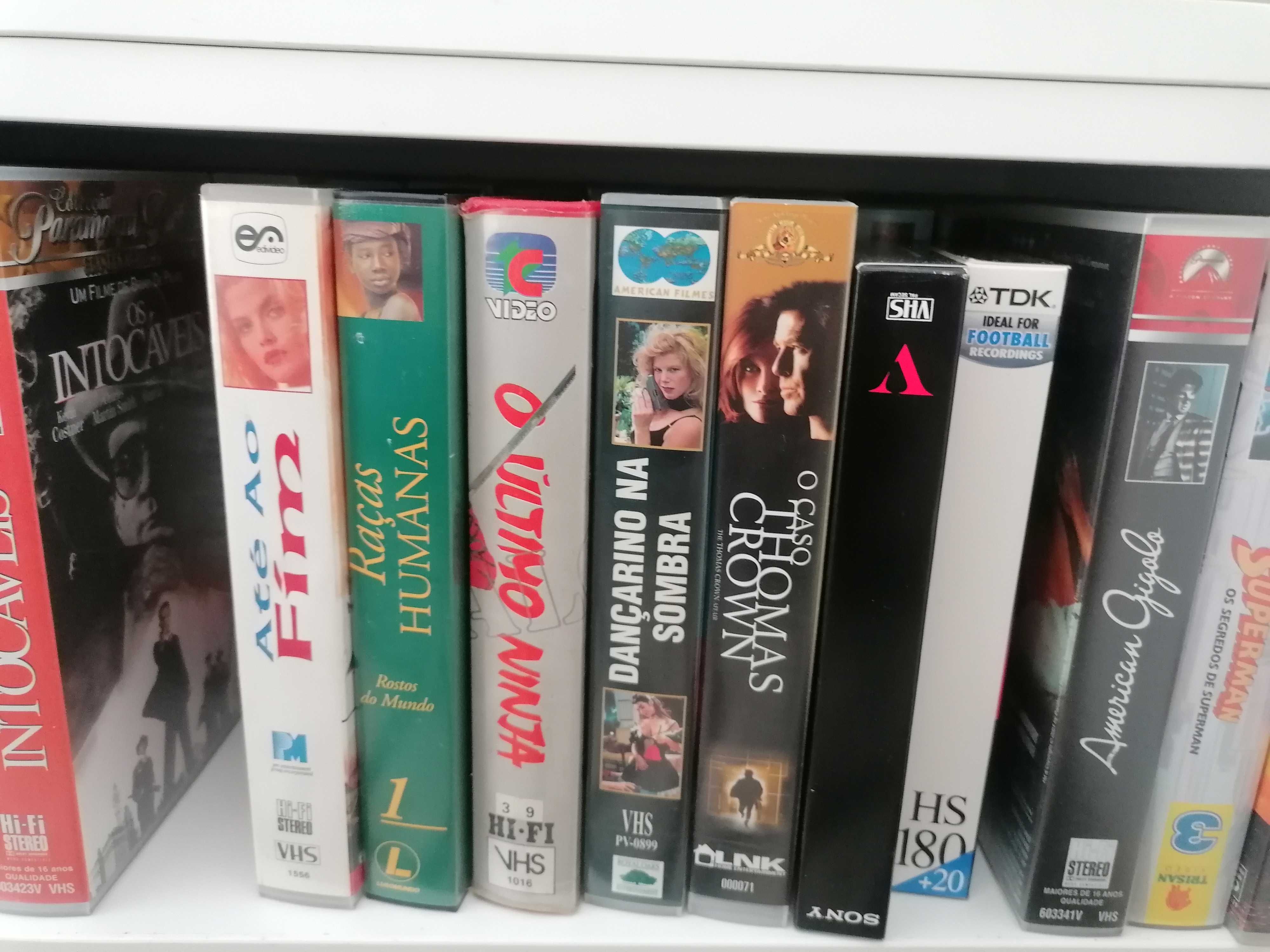 Filmes VHS, como novos. Drama, comédia, acção.