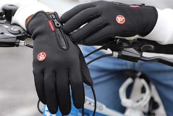 REKAWICE SPORTOWE DOTYKOWE windstopper outdoor turystyczne