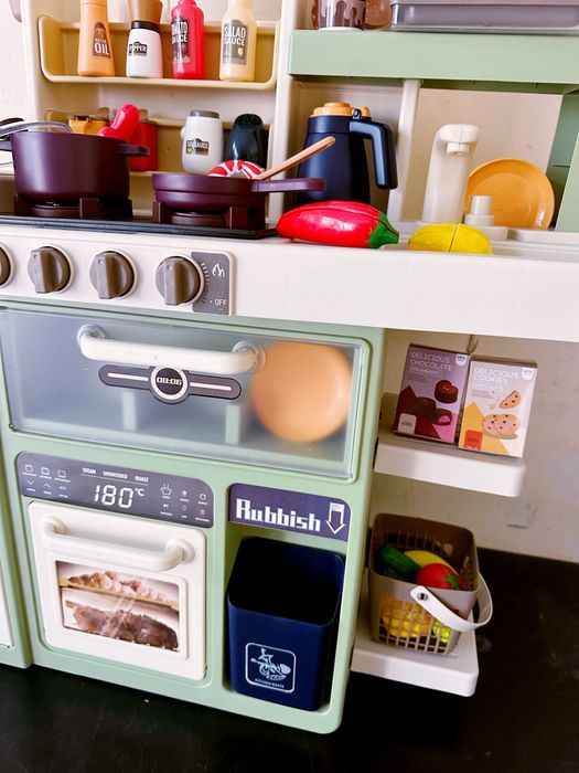 Кухня TK Group 90 см, 88 елементів, світло, звук, яйцеварка, пар, вода