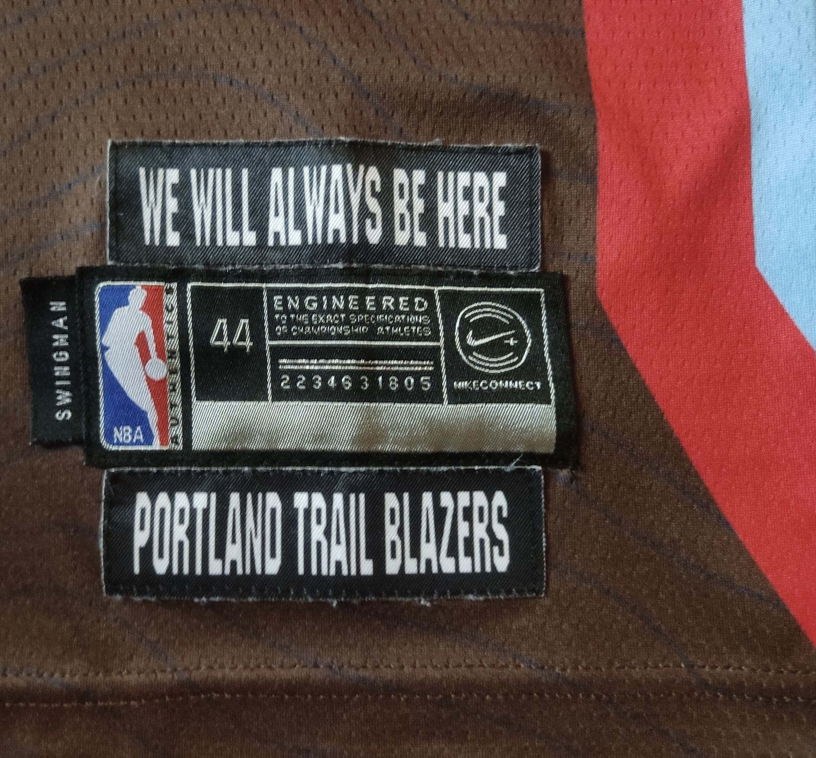 Koszulka NBA Portland Trailblazers Damian Lillard #0 rozmiar 44