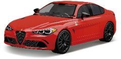 Klocki Cobi 24604 Samochód  Giulia Quadrifoglio Alfa Romeo 90 El.