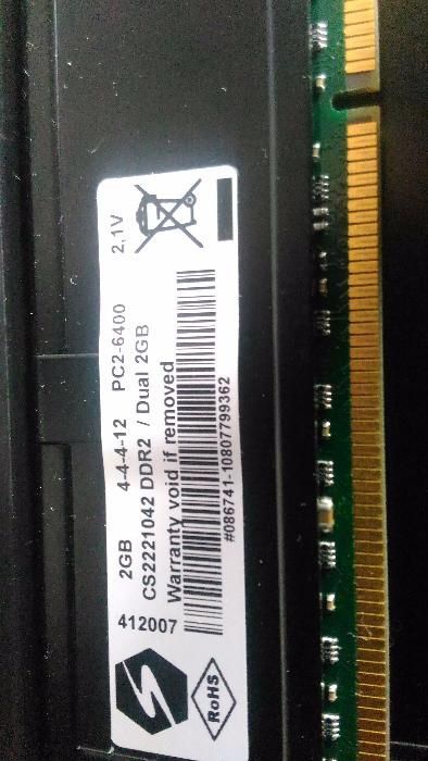 Memorias ram ddr2 muitp rapidas