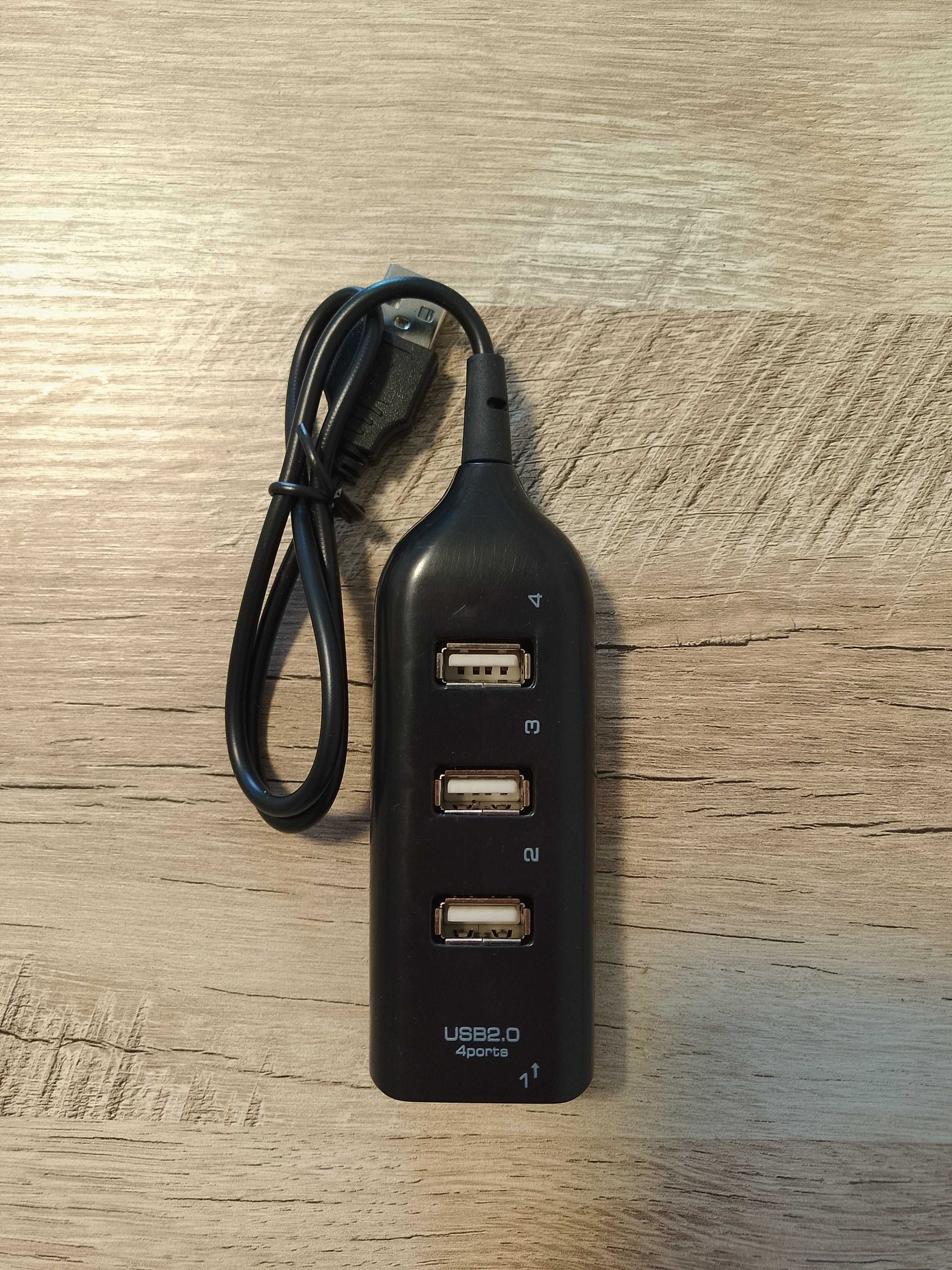 USB 2.0 хаб удлинитель на 4 USB кабель 40 см