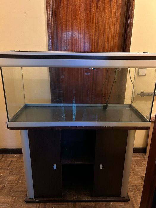 Aquário aquatlantis / terrário com armário e sistema de iluminação