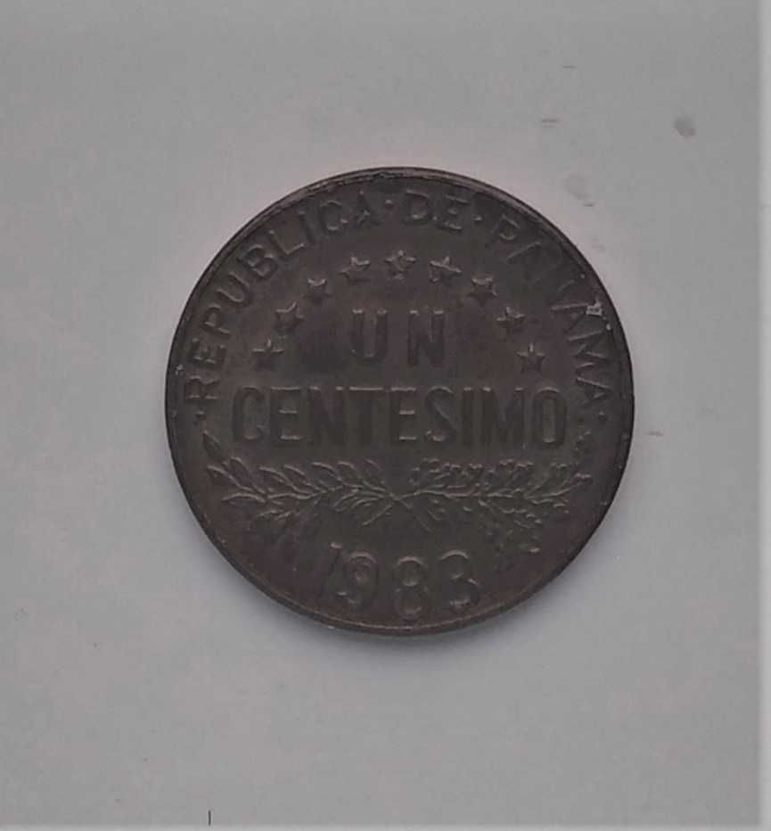 Три монеты Панамы 1 сентесимо 1962 / 83 / 86 годы