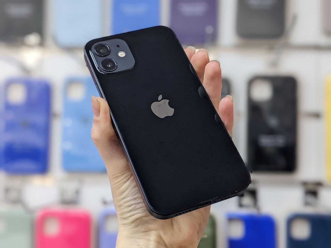 Чудовий стан! Телефон Iphone 12 128Gb Black Неверлок АКБ 100%