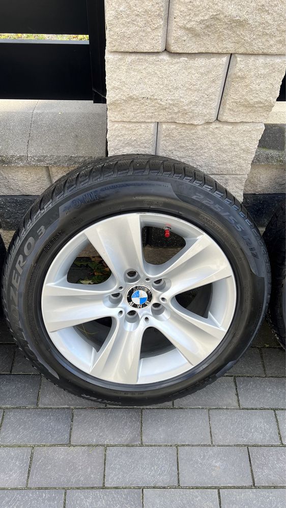 Felgi BMW 225/55 r17 F10 z oponami Pirelli SottoZero i czujnikami