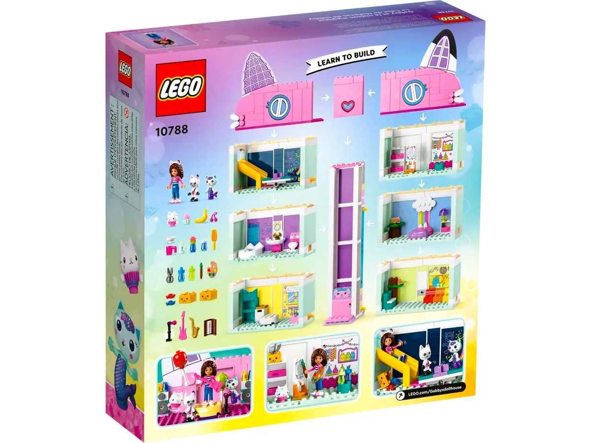 Nowość! Zestaw dla dzieci LEGO Koci domek Gabi Bajka Gabby's Dollhouse