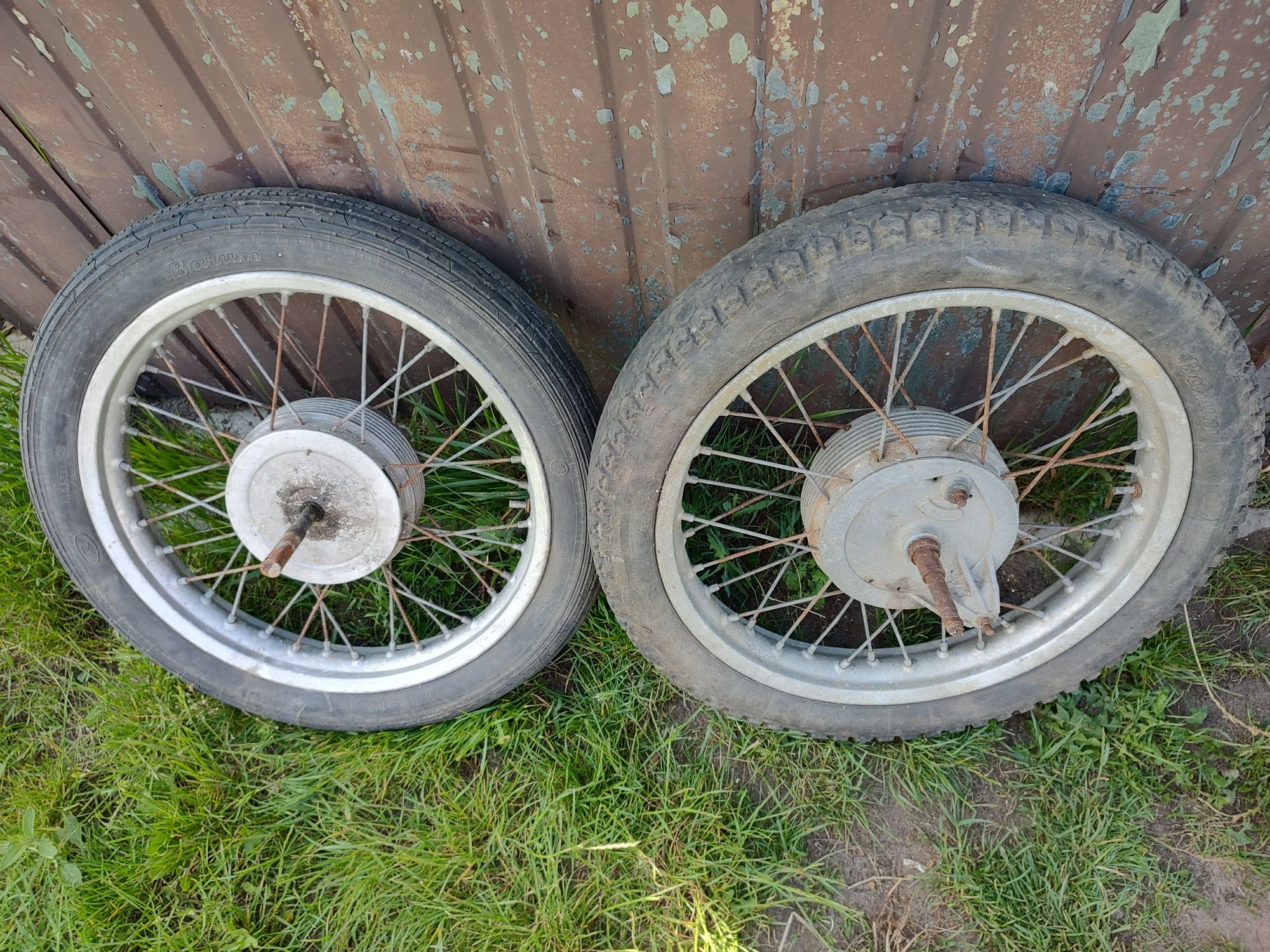 Jawa Cz 350 Sprzedam kompletne koła i felgi do cz jawa