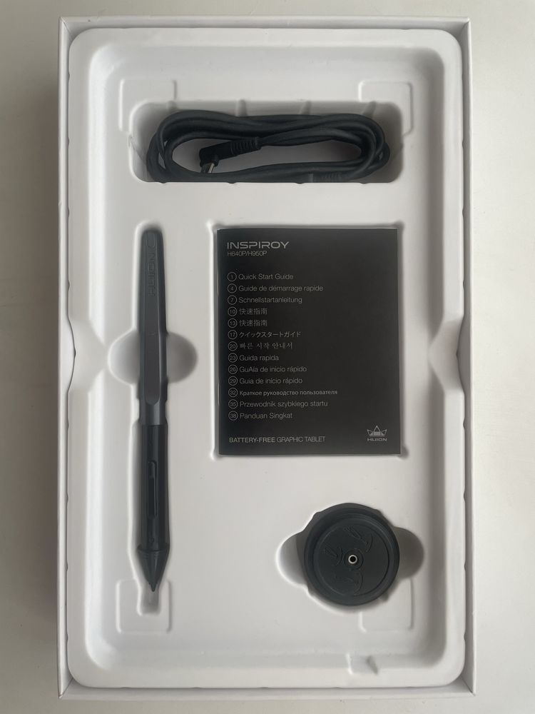 Графічний планшет Huion H640P (перо та рукавиця у комплекті)