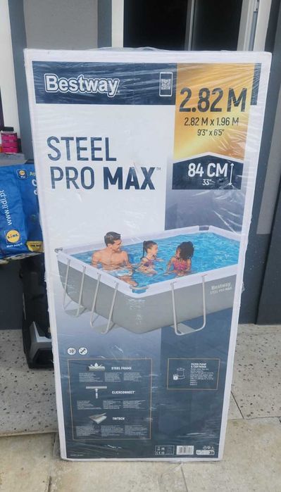 Piscina Bestway Steel Pro Max – Nova na caixa