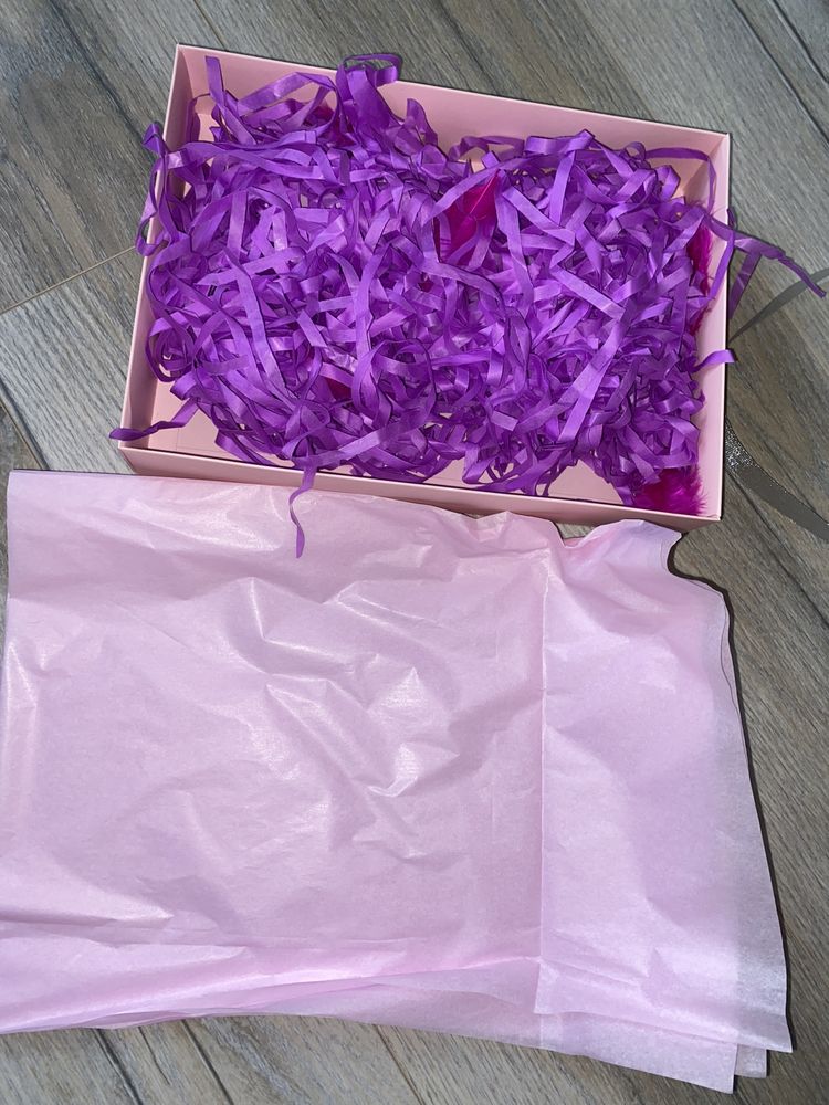 Подарункова коробка Victoria’s Secret рожева з бантиком