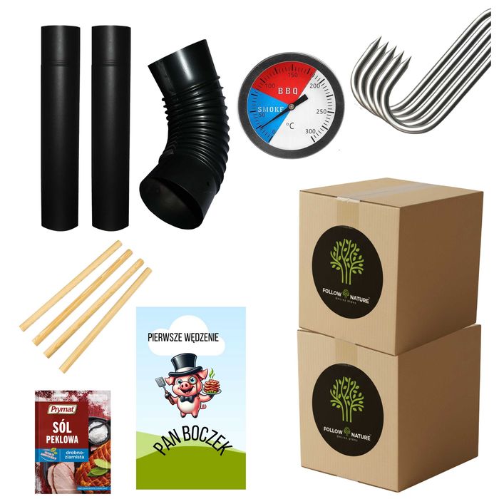 Wędzarnia Ogrodowa Drewniana Duża Domowa Produkcja POL Dostawa Książka