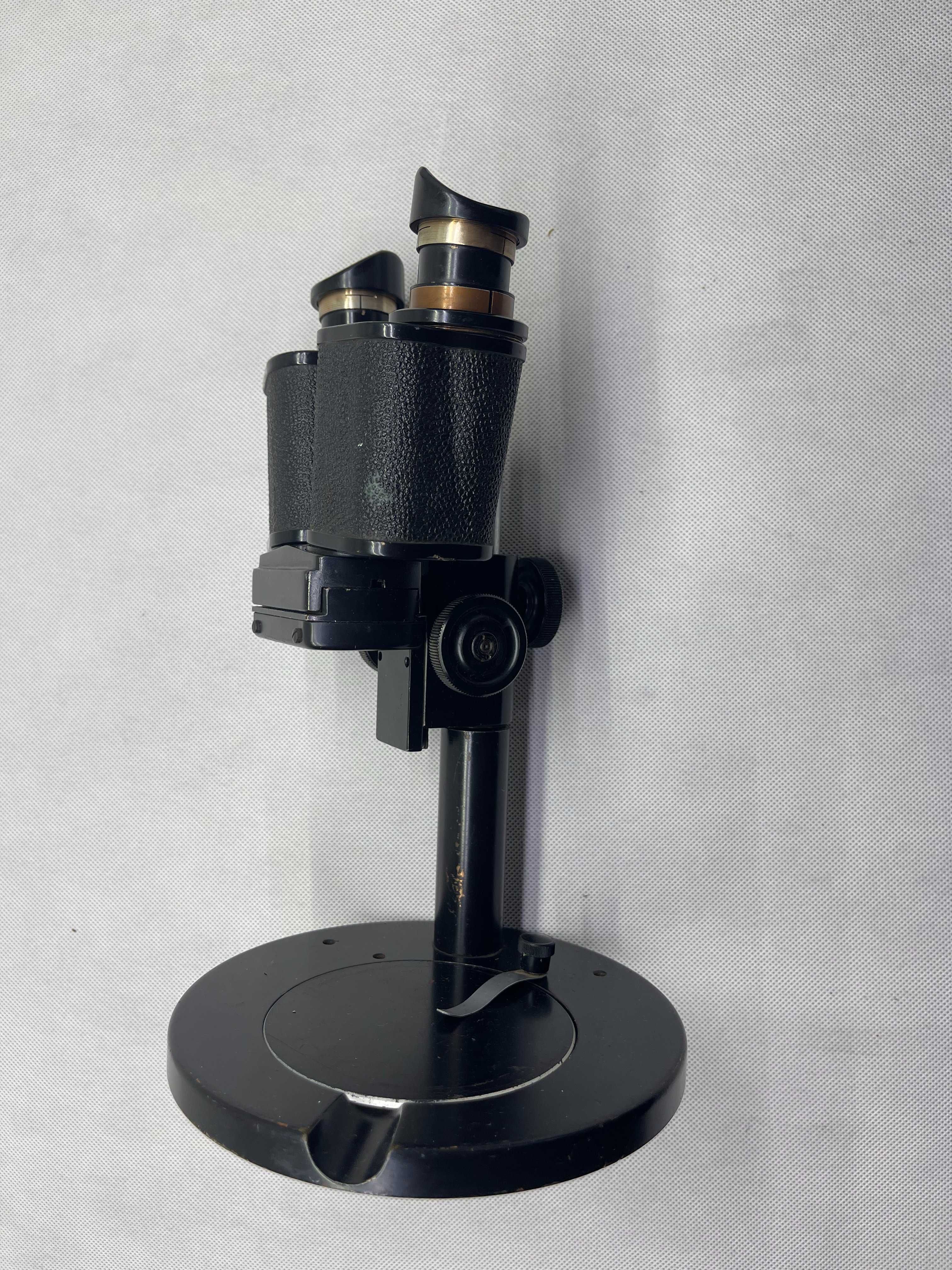 Mikroskop stereoskopowy BM-51-2 ZSRR – optyka precyzyjna, vintage