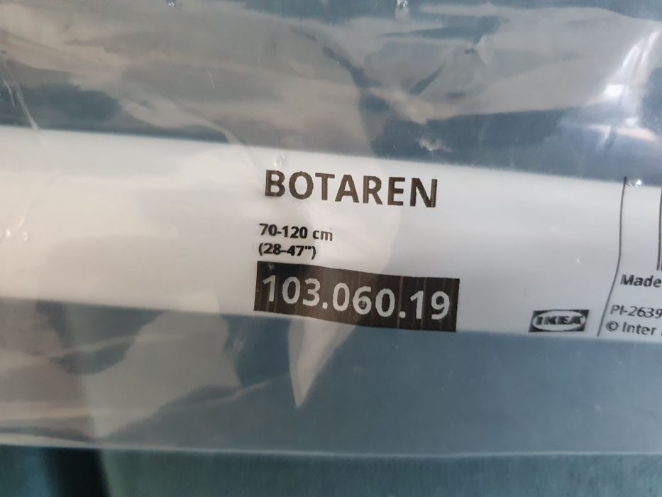 Botaren ikea 70-120 drążek zasłony prysznicowej