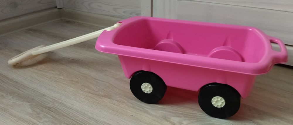 Wózek + klocki dla dziewczynki