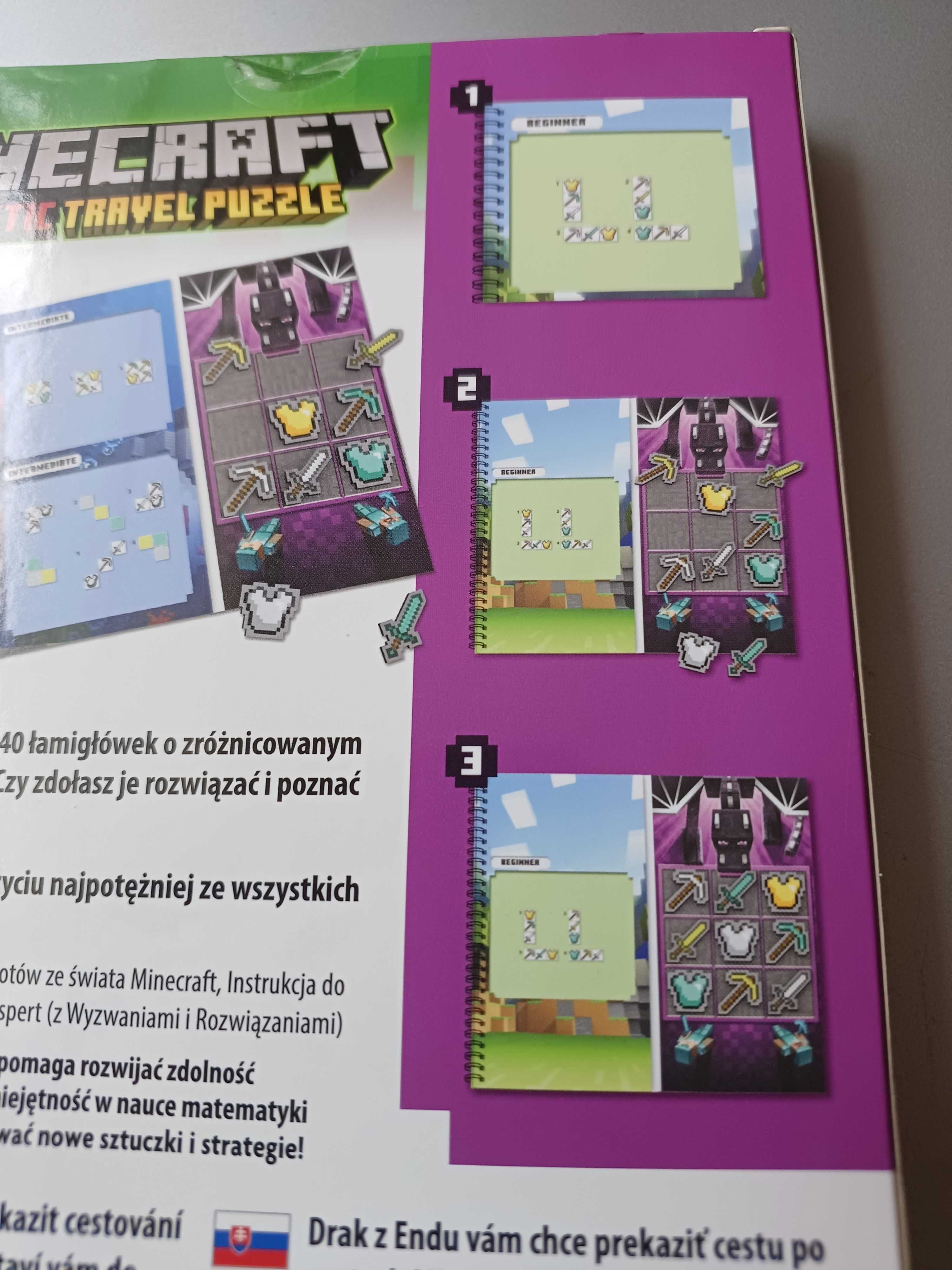 Ravensburger Minecraft: Magnetic Travel Puzzle TANIO OKAZJA
