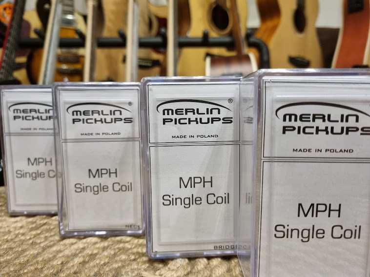 Merlin MPH przetwornik gitarowy pickup P90 gold/silver neck/bridge