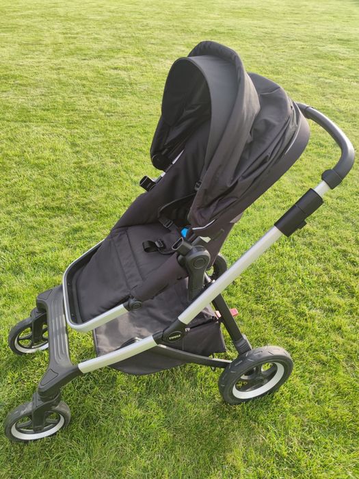 Wózek dziecięcy gondola + spacerówka thule sleek aluminiowa rama