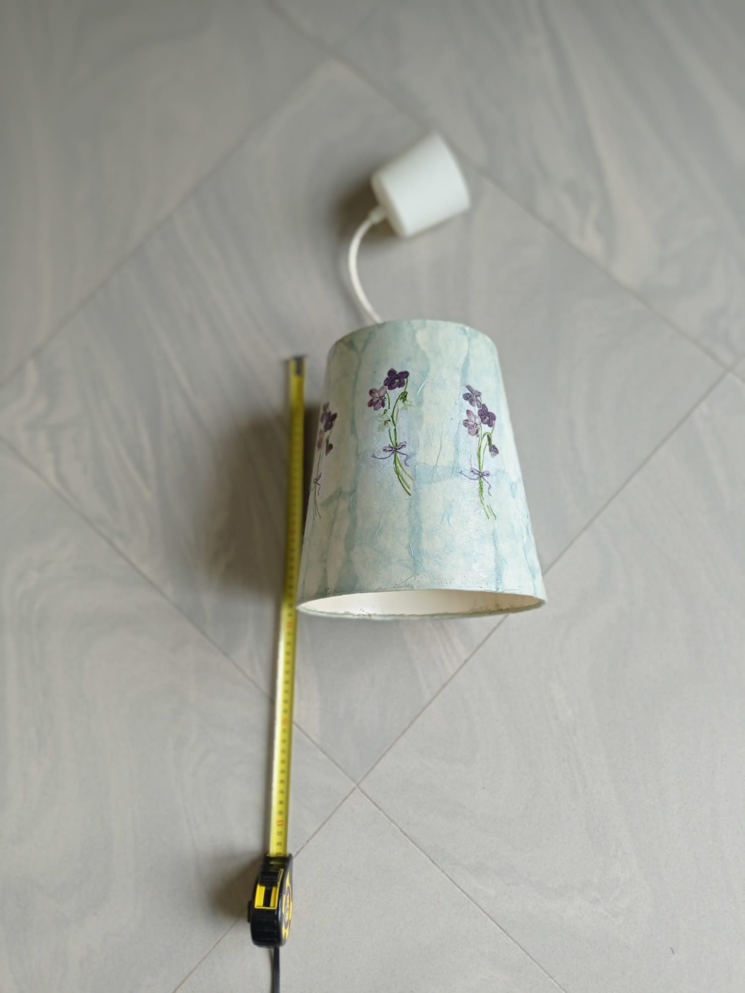 Sprzedam lampę wiszącą decoupage