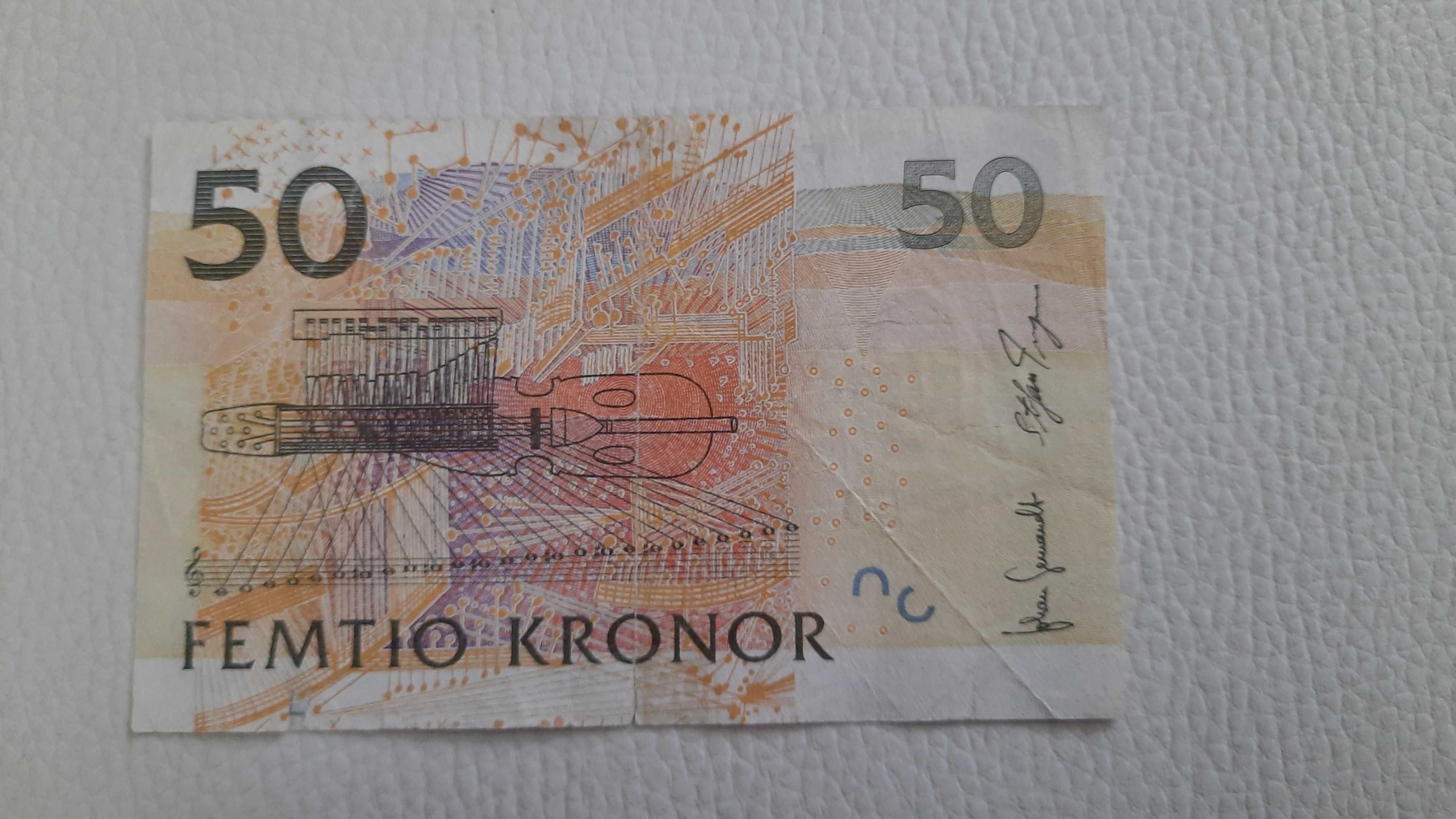 Banknot 50 SEK szwedzka korona 2003 rok