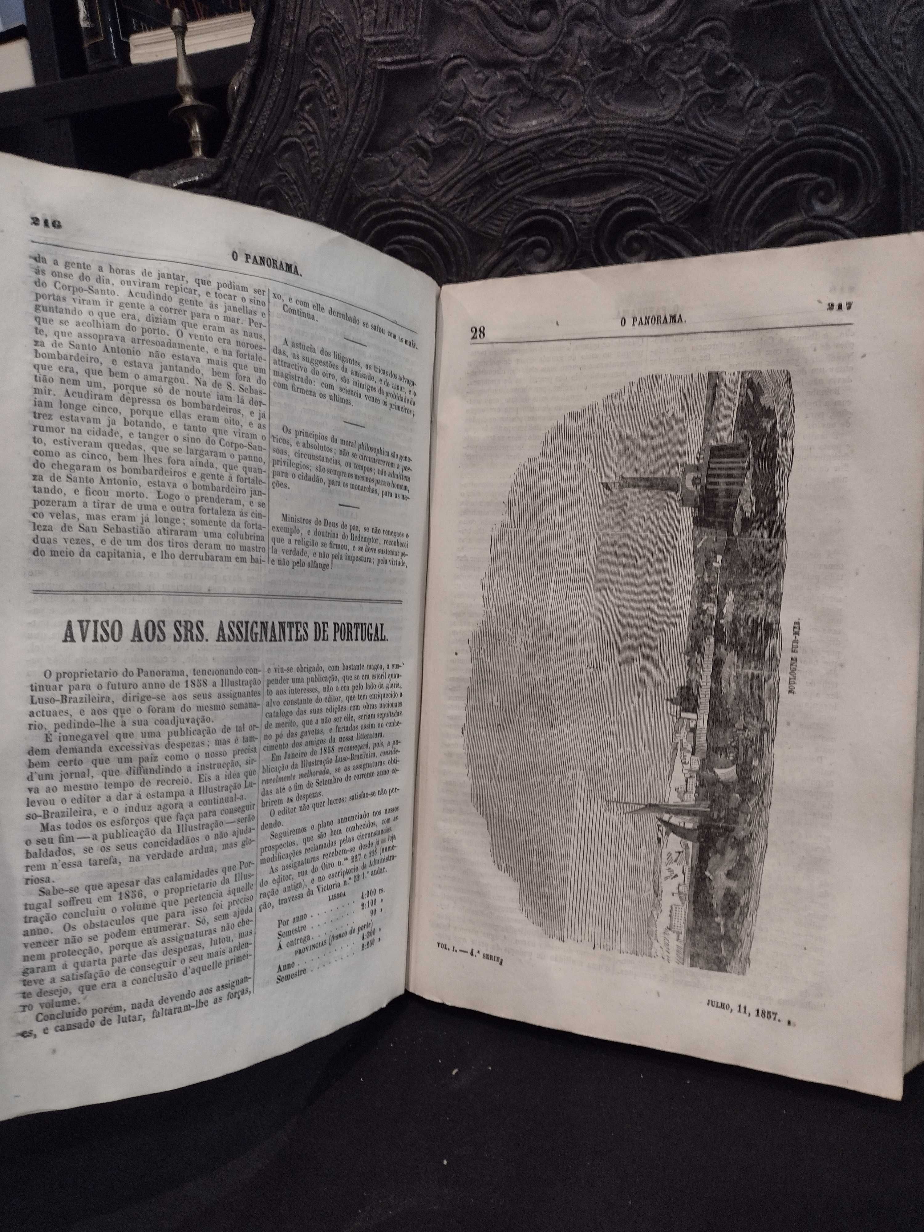 O Panorama Jornal Litterario e Instructivo 1857 Vol XIV