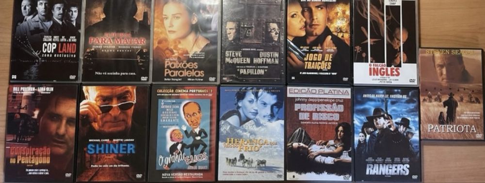 DVDs vários filmes - 5 lotes