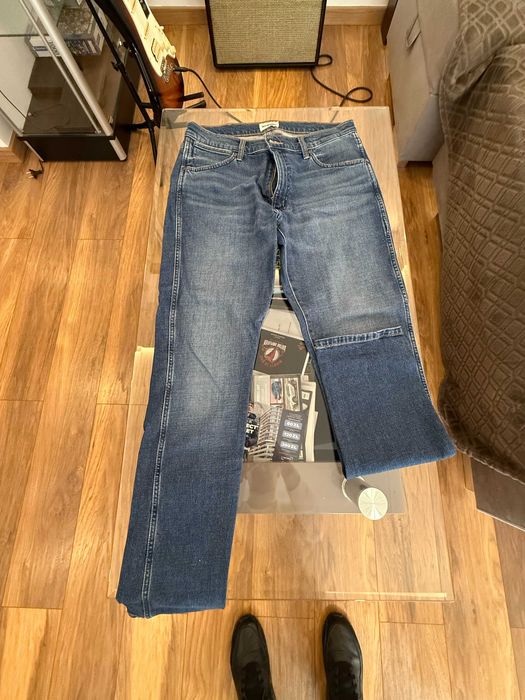 Jeansy Wrangler Larston Slip tapered, jak nowe