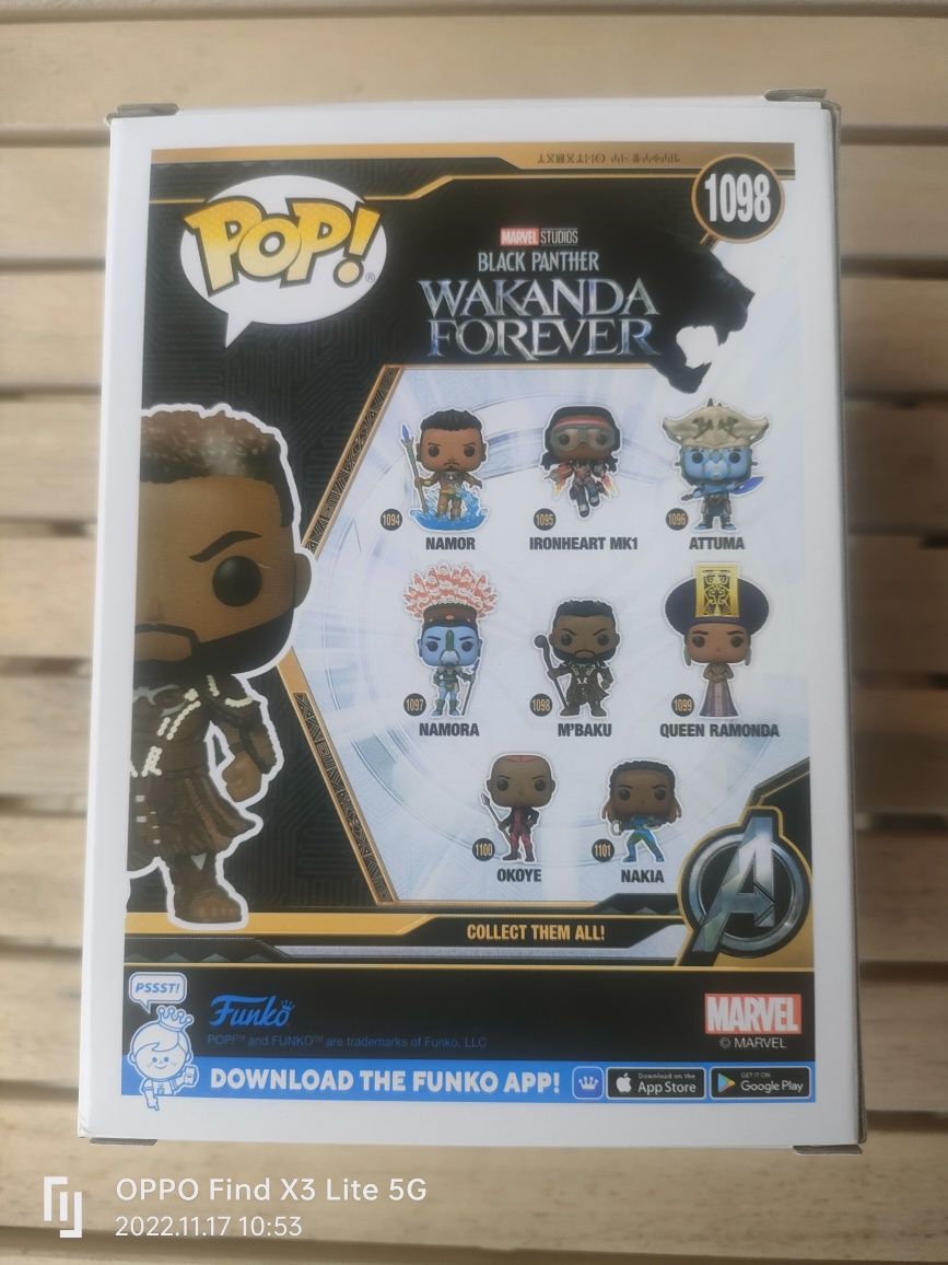 Funko Pop Marvel Black Phanter Wakanda Forever - M'Baku
M'Baku