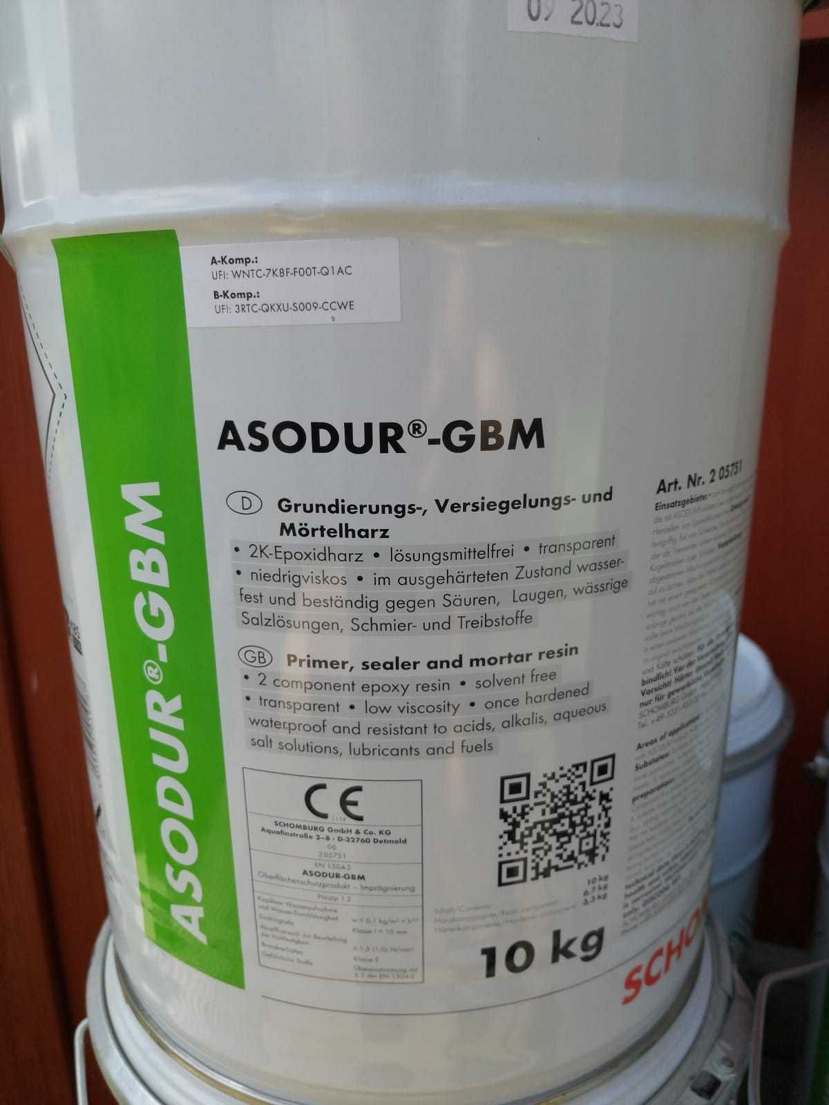 Schomburg ASODUR-GBM, żywica epoksydowa 10kg, 7szt.