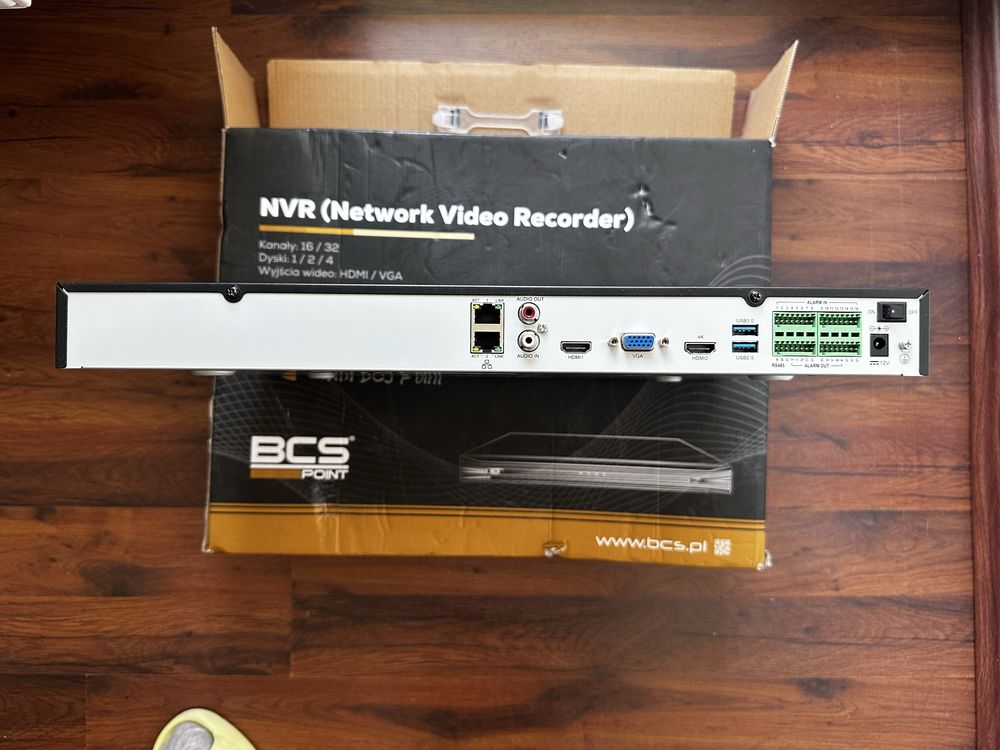 Rejstrator ip BCS-P-NVR3204-4K-II 32 kanały bcs point