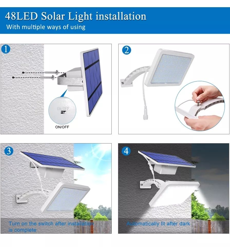 Projector LED - Energia Solar [NOVO]