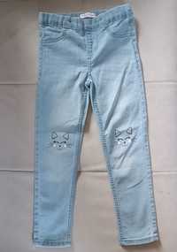 Spodnie jeansy Sinsay 116 dla dziewczynki