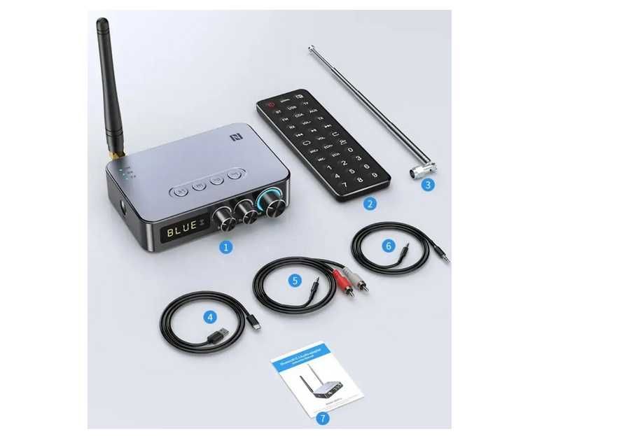 Bluetooth M9 Pro DSP FM адаптер RX TX