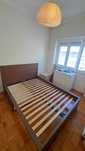 Cama MALM castanho-escuro (IKEA)