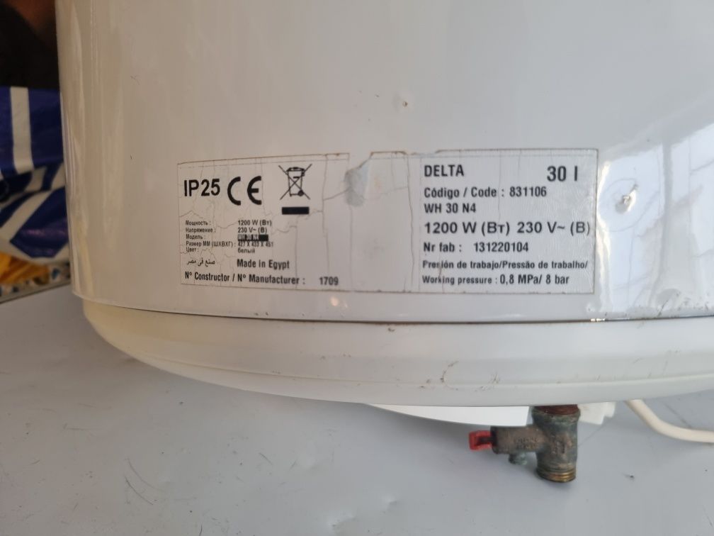 Termoacumulador 30l