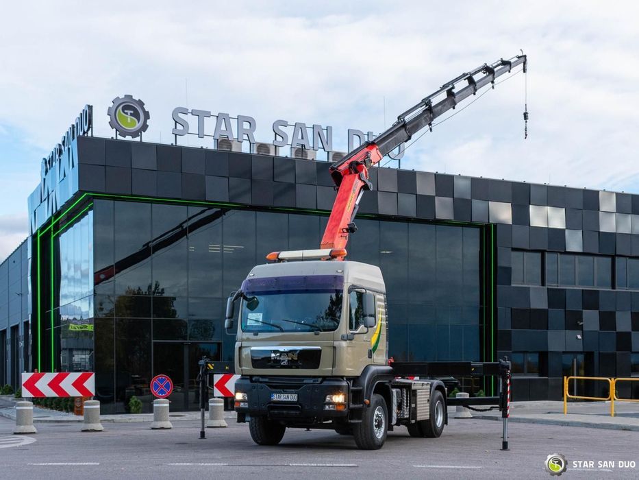 MAN TGA 18.440 4x4 PALFINGER PK 29002 HDS Żuraw Wciągarka  MAN TGA 18.440 4x4 PALFINGER PK 29002 HDS Żuraw Wciągarka